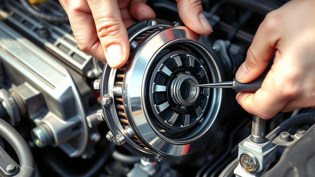 ac compressor clutch replacement steps