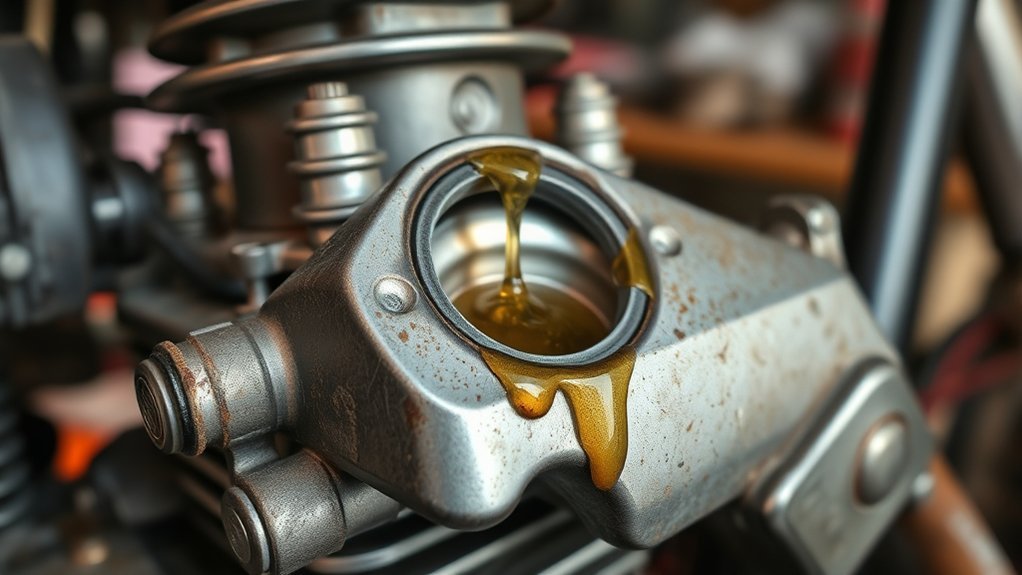 carburetor leaking gas concern