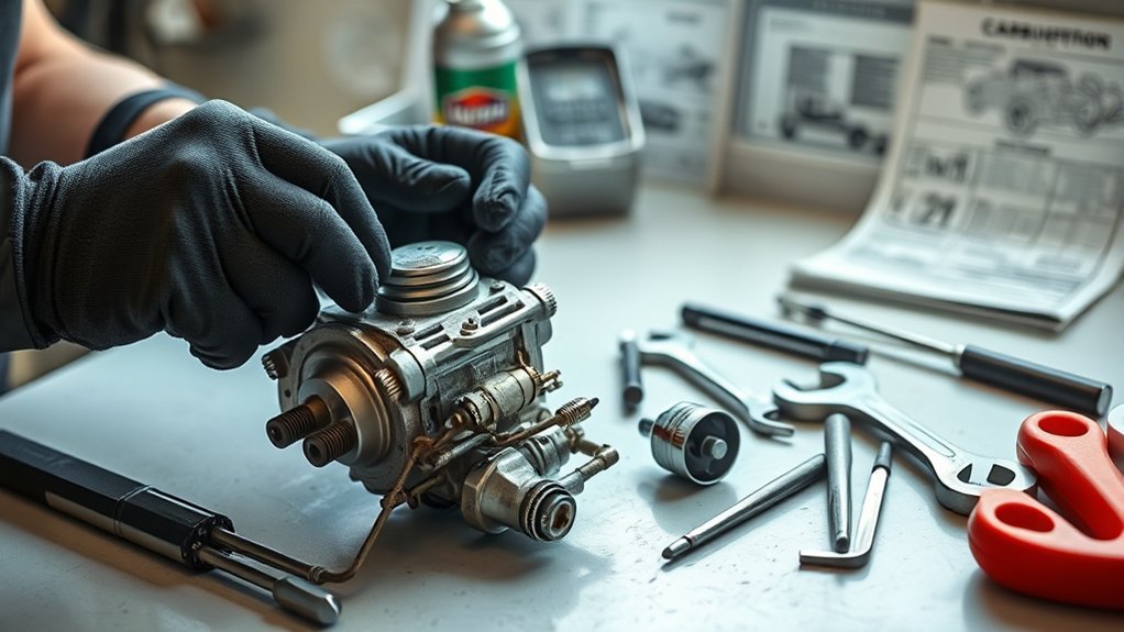 carburetor servicing step guide