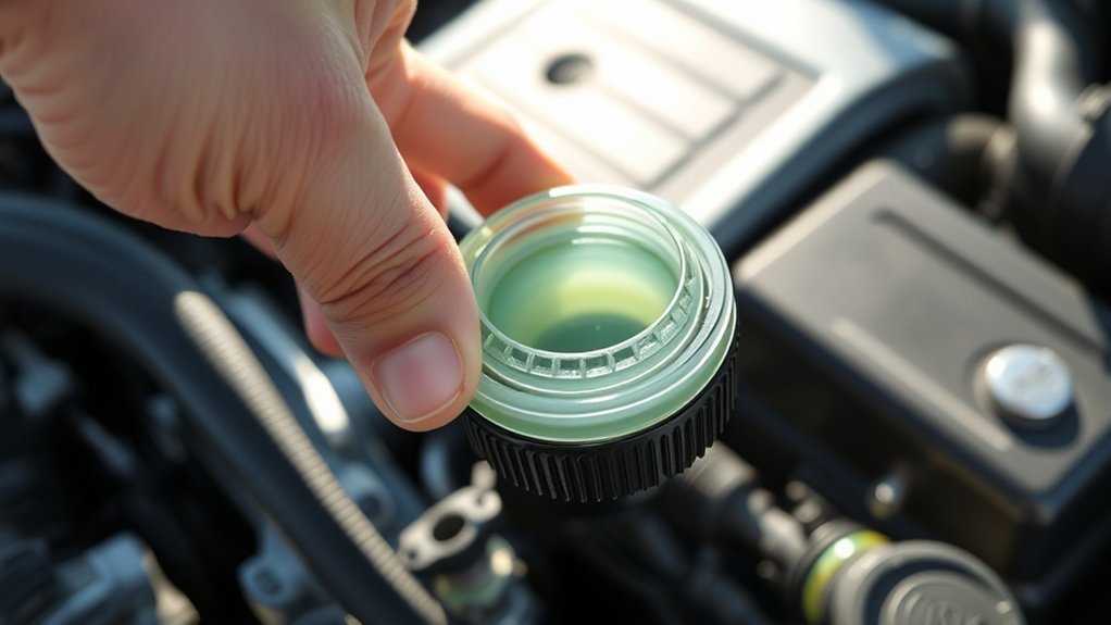 check engine coolant level