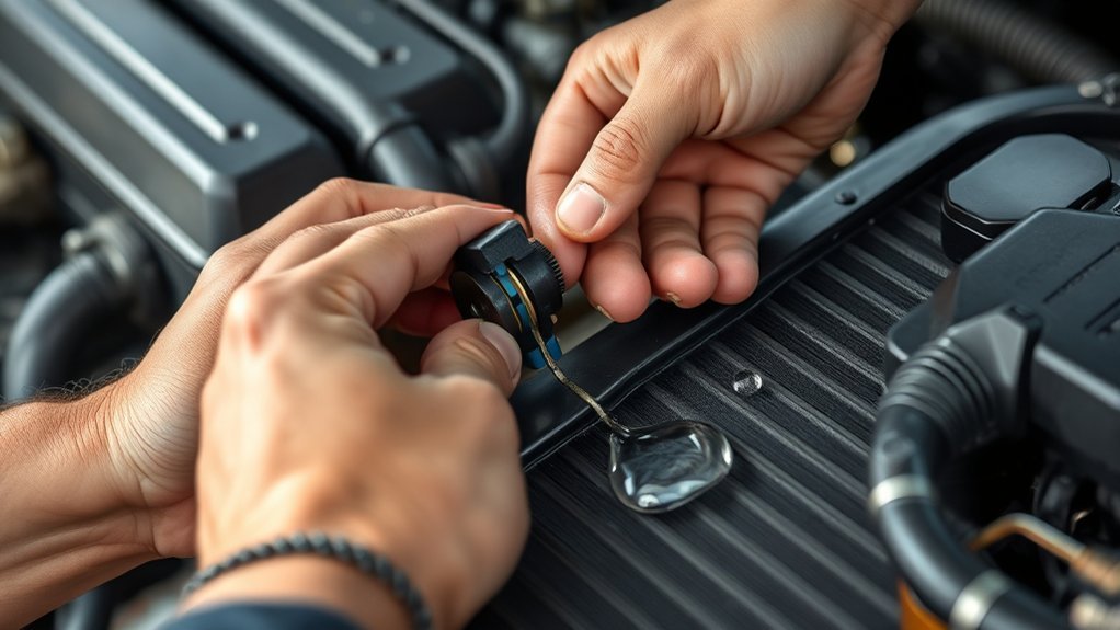 fix coolant leak promptly and inspect