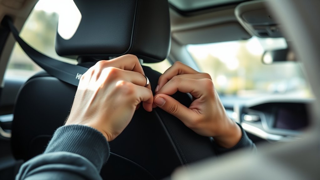how to adjust car seat belts