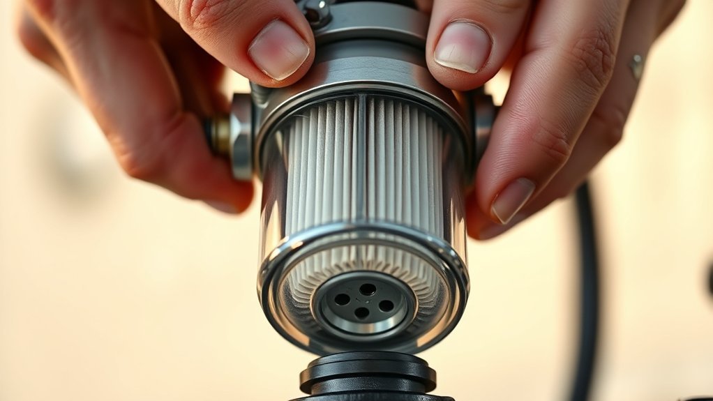 how to assemble inline fuel filter