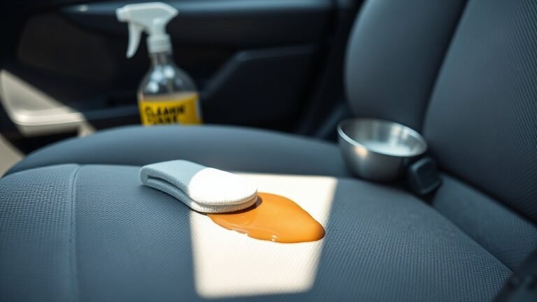 how to remove car seat stains