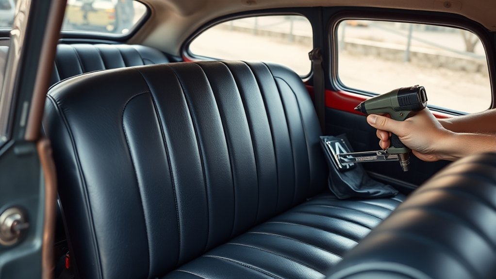 how to reupholster car seat