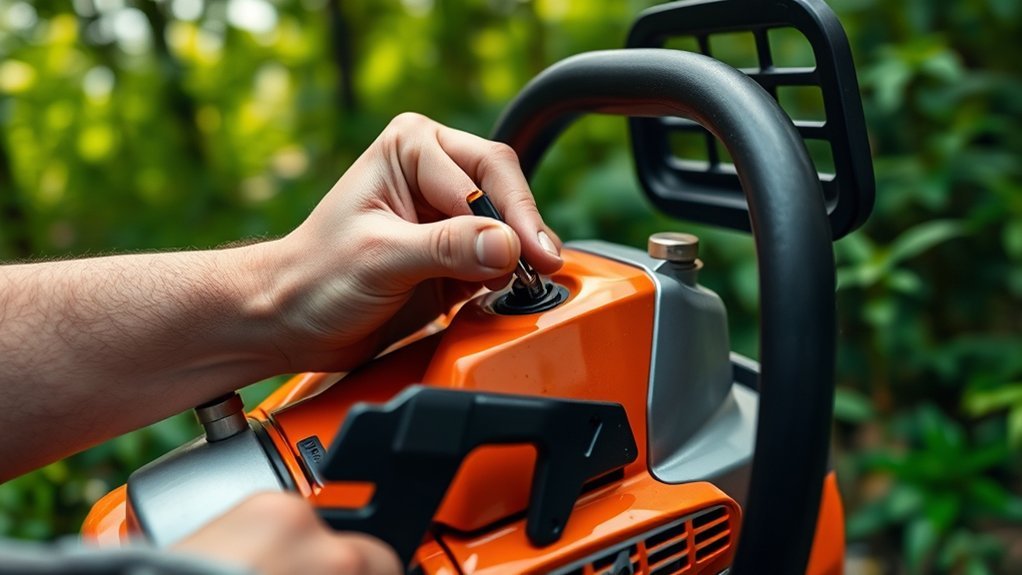 husqvarna chainsaw carburetor adjustment details