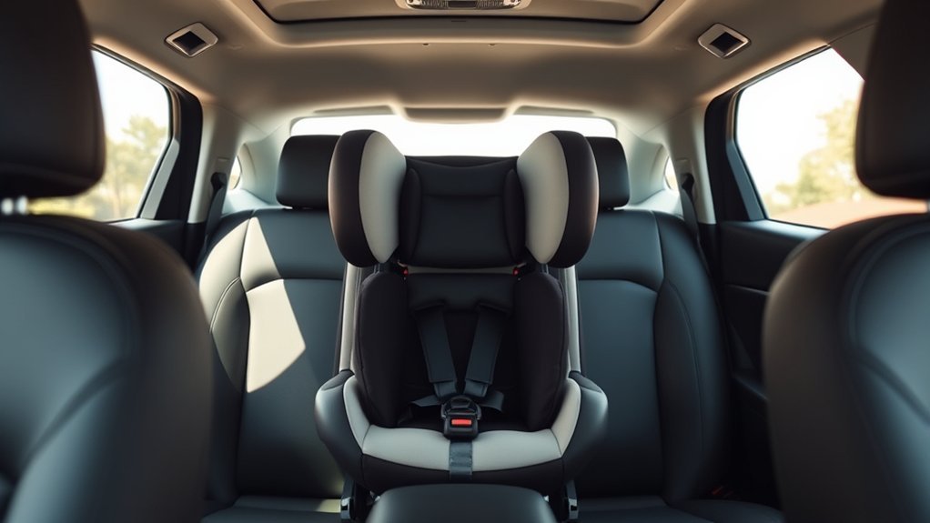 infant car seat placement guidance