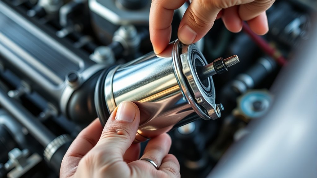 installing a fuel filter procedure