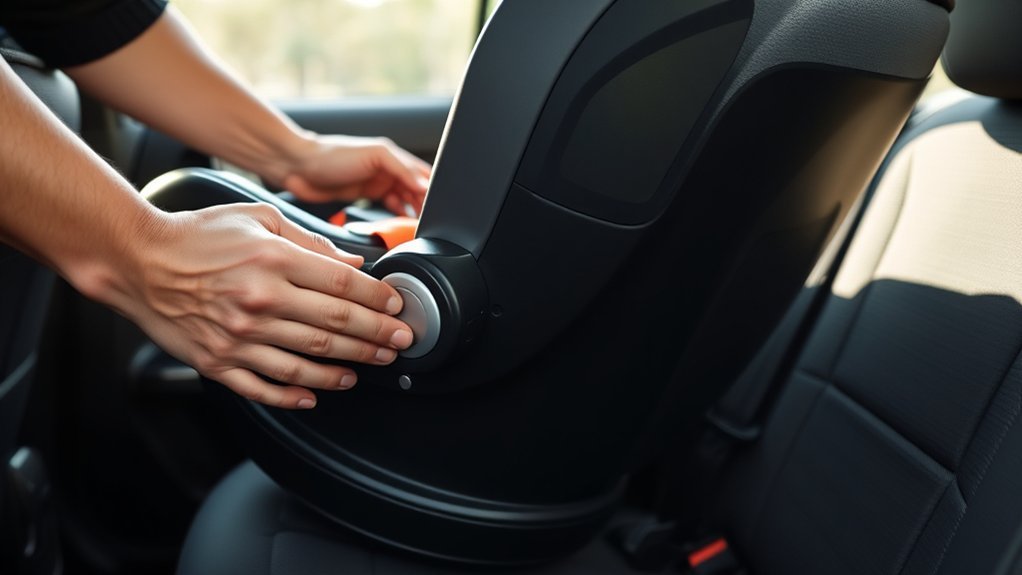 installing infant car seat base properly