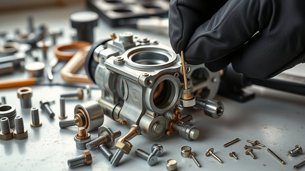 kawasaki fe290 carburetor rebuild guidance