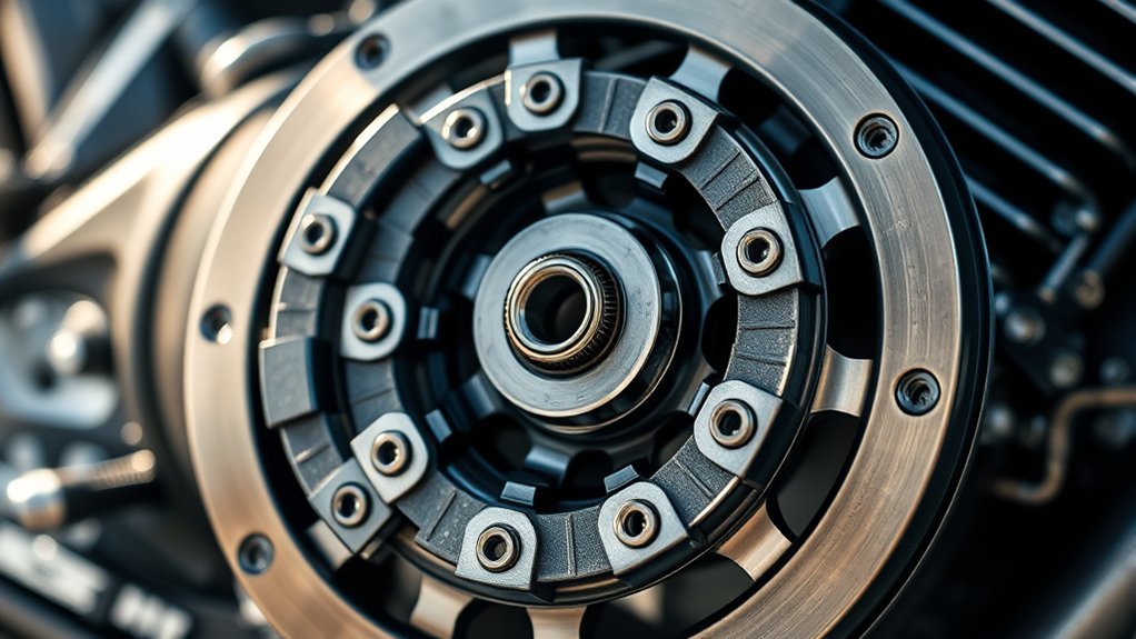 motorbike clutch operation mechanics