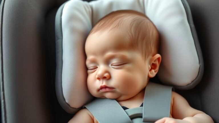 newborn in car seat position