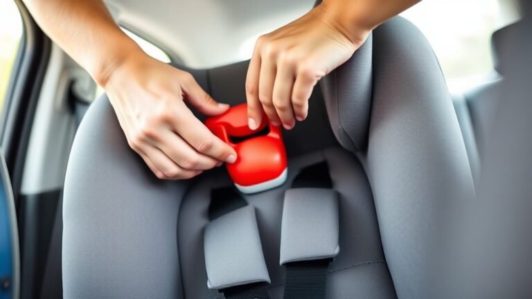 proper car seat buckle instructions