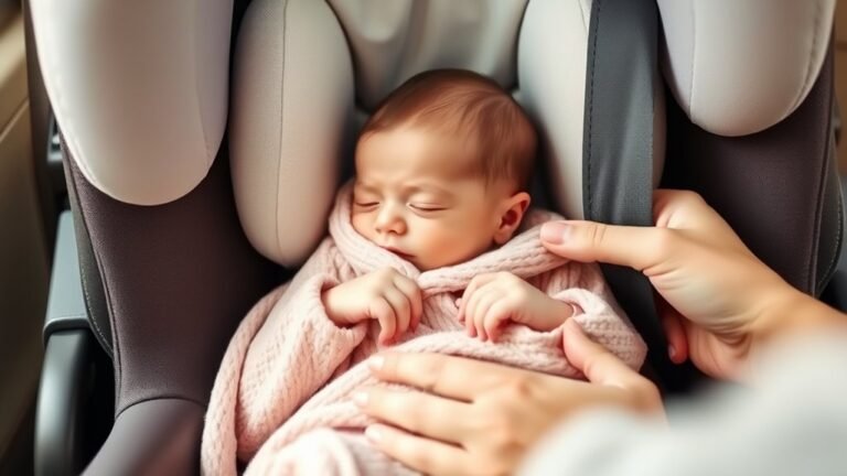 proper newborn car seat placement