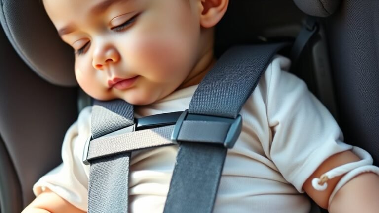 shoulder straps position on infant seat