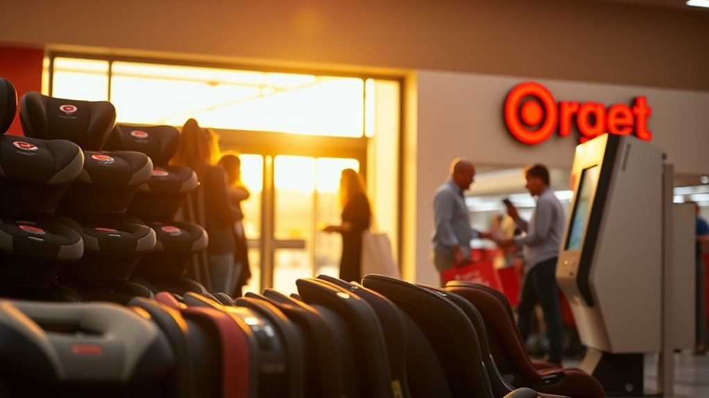 target car seat trade in window