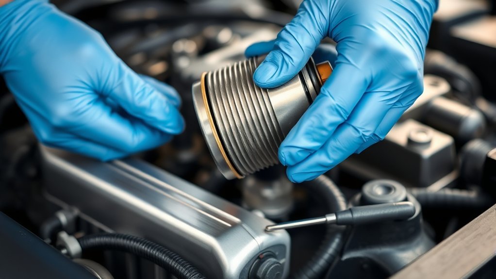 unclog fuel filter instructions