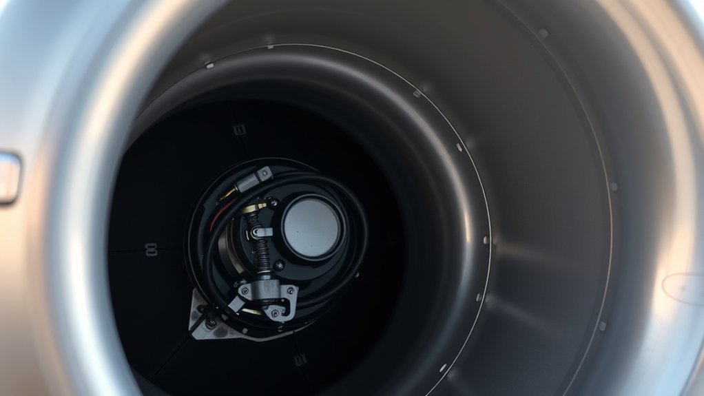 aircraft landing gear housing structure details