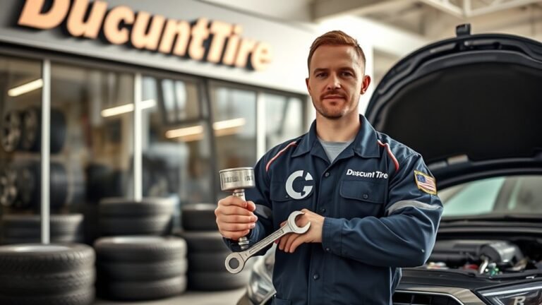 discount tire oil change availability