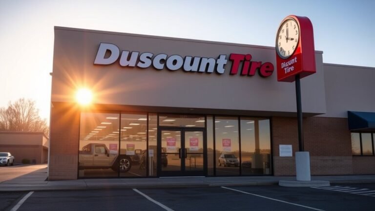 discount tire opening hours question