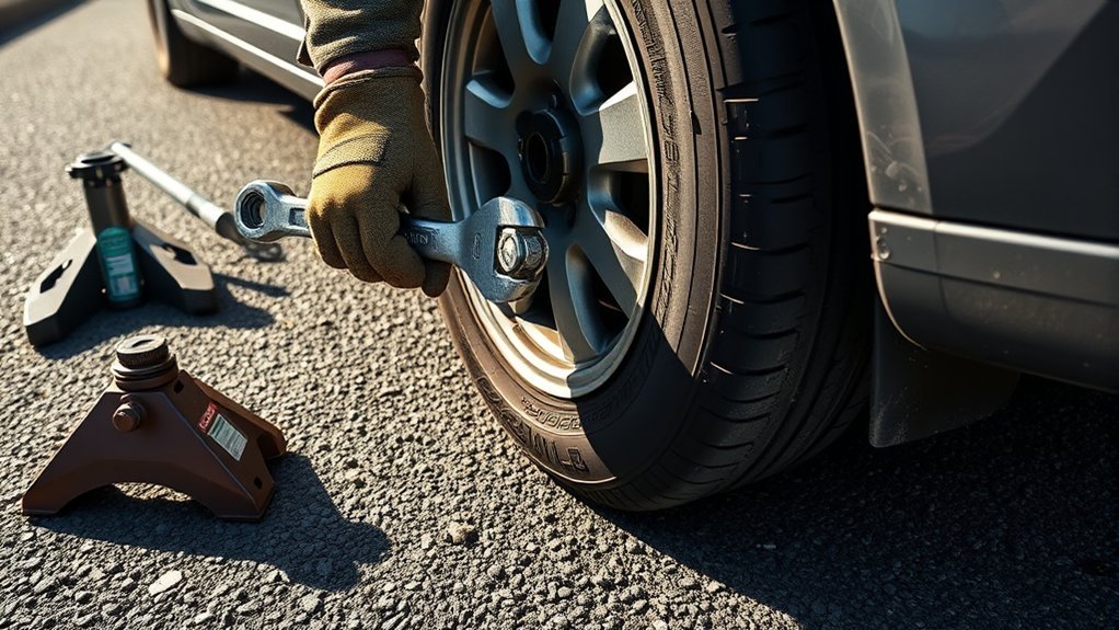 fixing a flat tire guide
