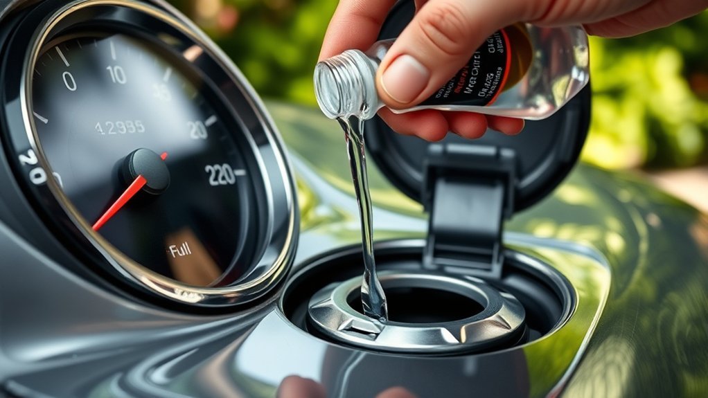 fuel injector cleaner half tank