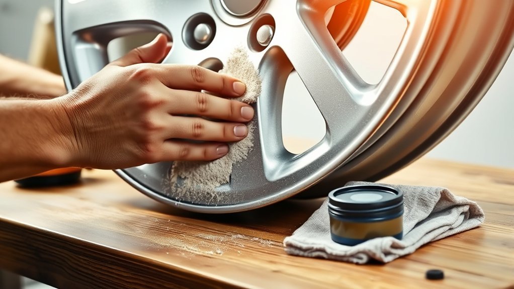 how to fix a scratched rim
