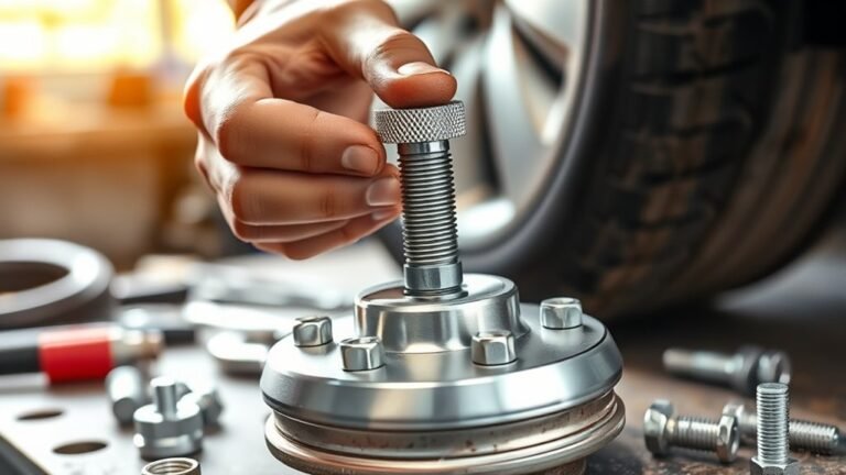 how to install wheel studs