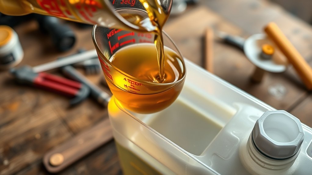 how to mix two stroke fuel