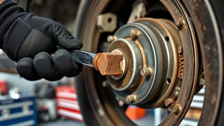 how to remove wheel studs