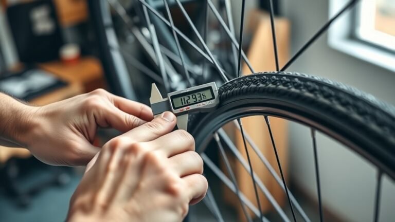 measuring bicycle wheel sizes accurately