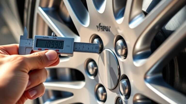 measuring wheel lug pattern