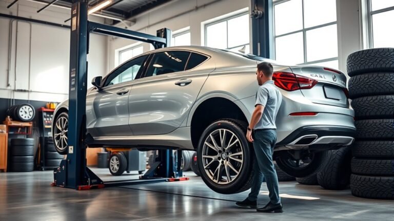 oil change and tire rotation location information