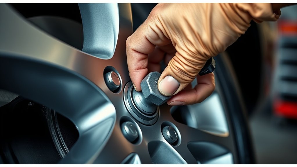removing locking wheel nut keyless method