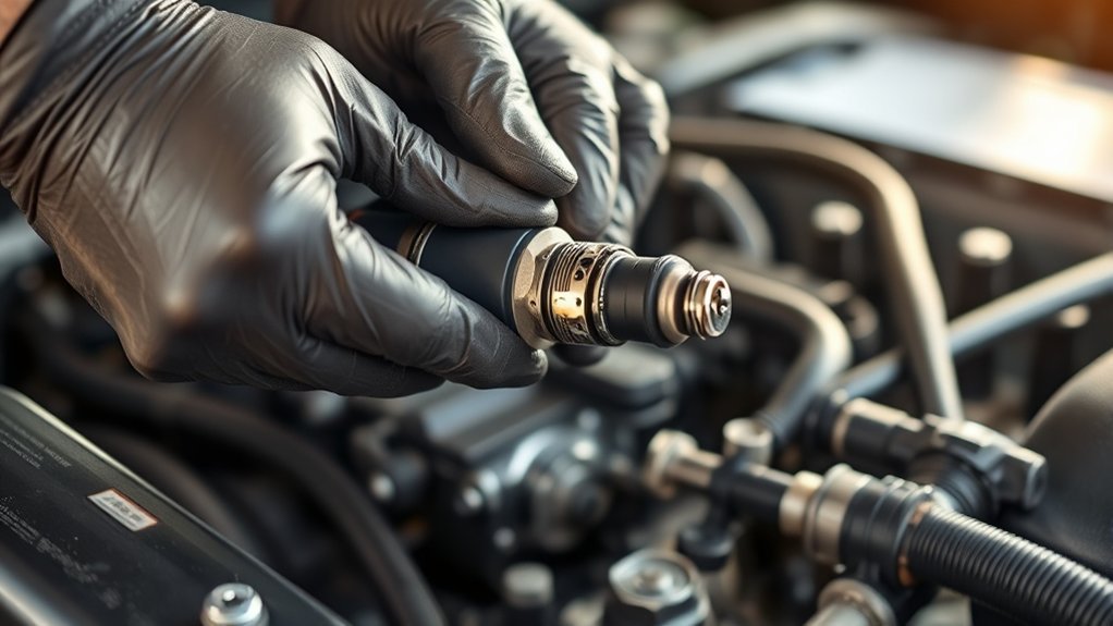 replacing a fuel injector procedure