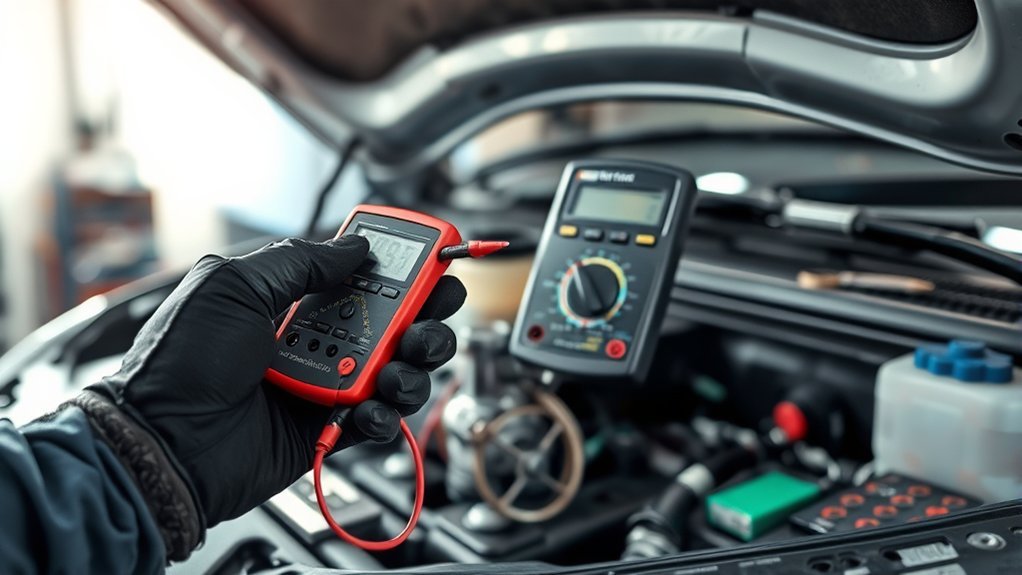 testing a fuel pump function