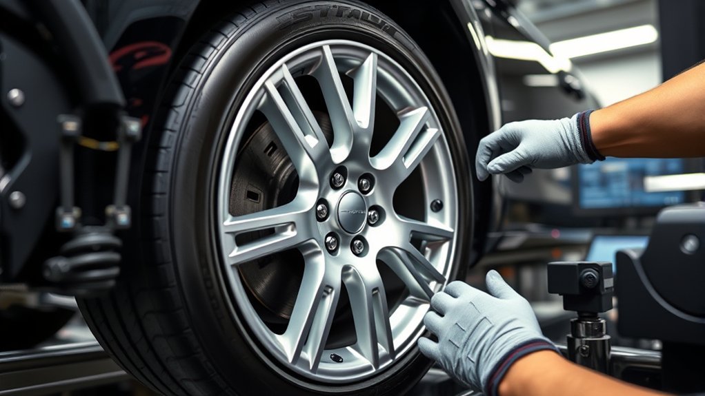 wheel alignment procedure steps