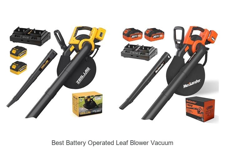 Top 13 Best Battery Operated Leaf Blower Vacuum Picks