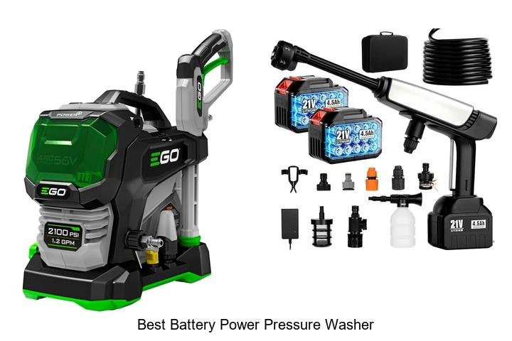 Top 12 Best Battery Power Pressure Washer That Blows Minds