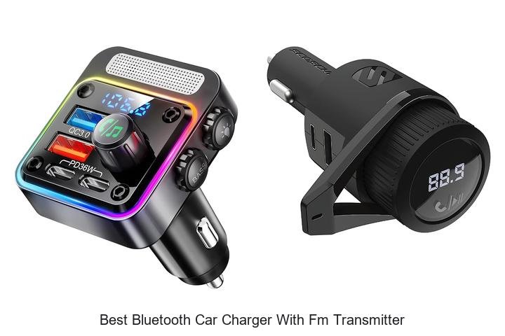Top 13 Best Bluetooth Car Charger With FM Transmitter Reviewed