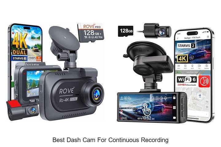 Top 12 Best Dash Cam For Continuous Recording You Need Now