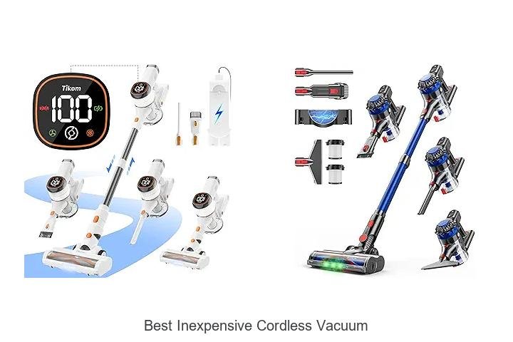 Top 12 Best Inexpensive Cordless Vacuum That Shock You