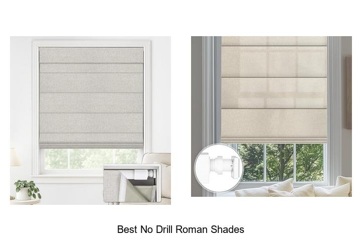 Top 12 Best No Drill Roman Shades You Need to See Now