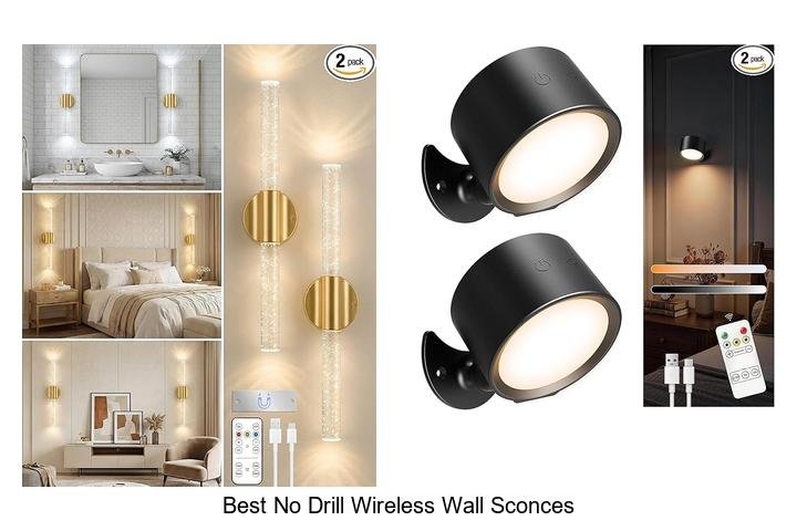 Top 13 Best No Drill Wireless Wall Sconces You Need Now