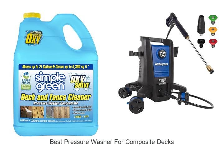 Top 13 Best Pressure Washer for Composite Decks Revealed!