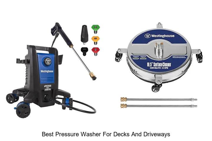 Top 13 Best Pressure Washer for Decks and Driveways Revealed!