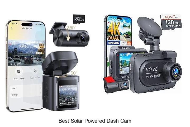 Top 13 Best Solar Powered Dash Cam You Can’t Miss!