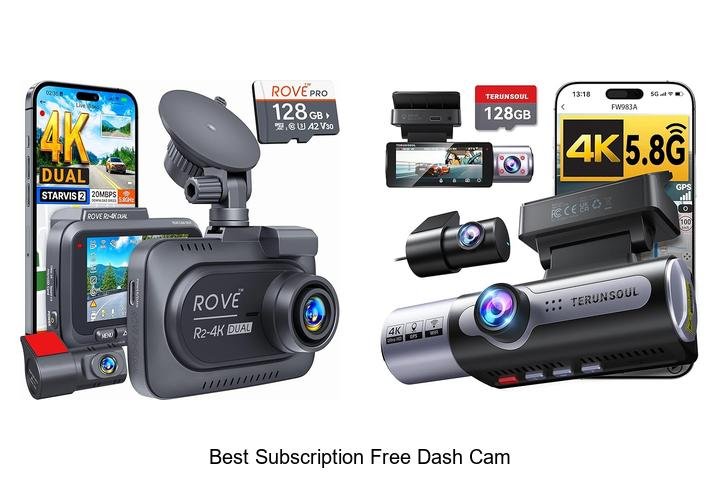 Top 13 Best Subscription Free Dash Cam You Can Trust Now