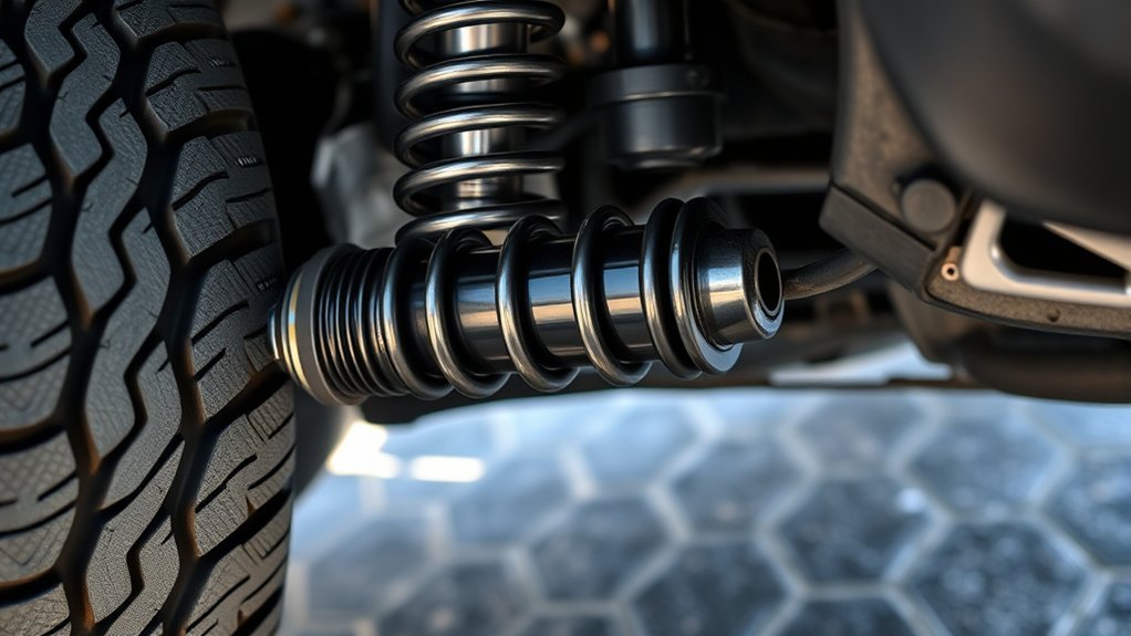 shocks dampen suspension oscillations effectively